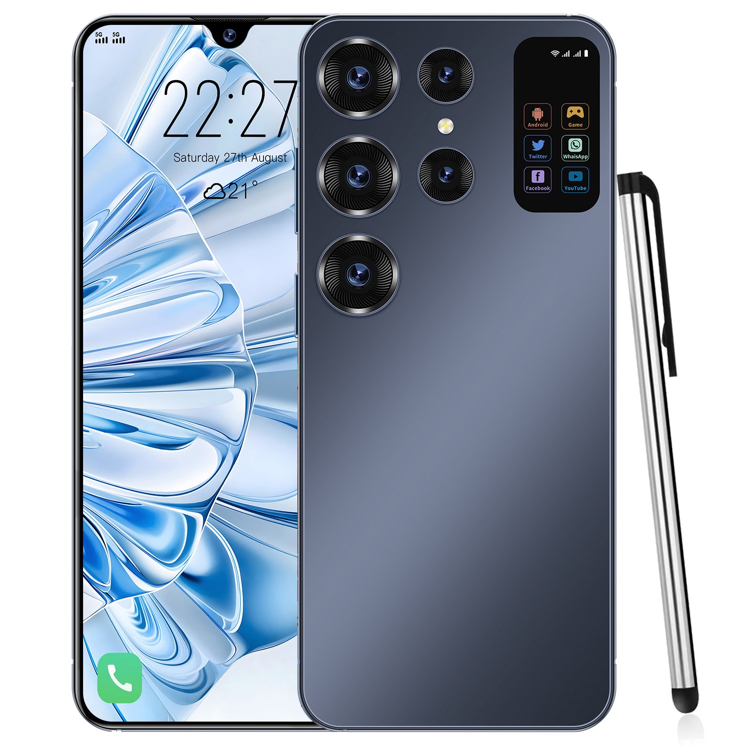 Custom Original s24 ultra Smartphones 16+1TB Android 8.1 Dual SIM Gesichts ID Smartphone Quick Charge unlock mobile phones